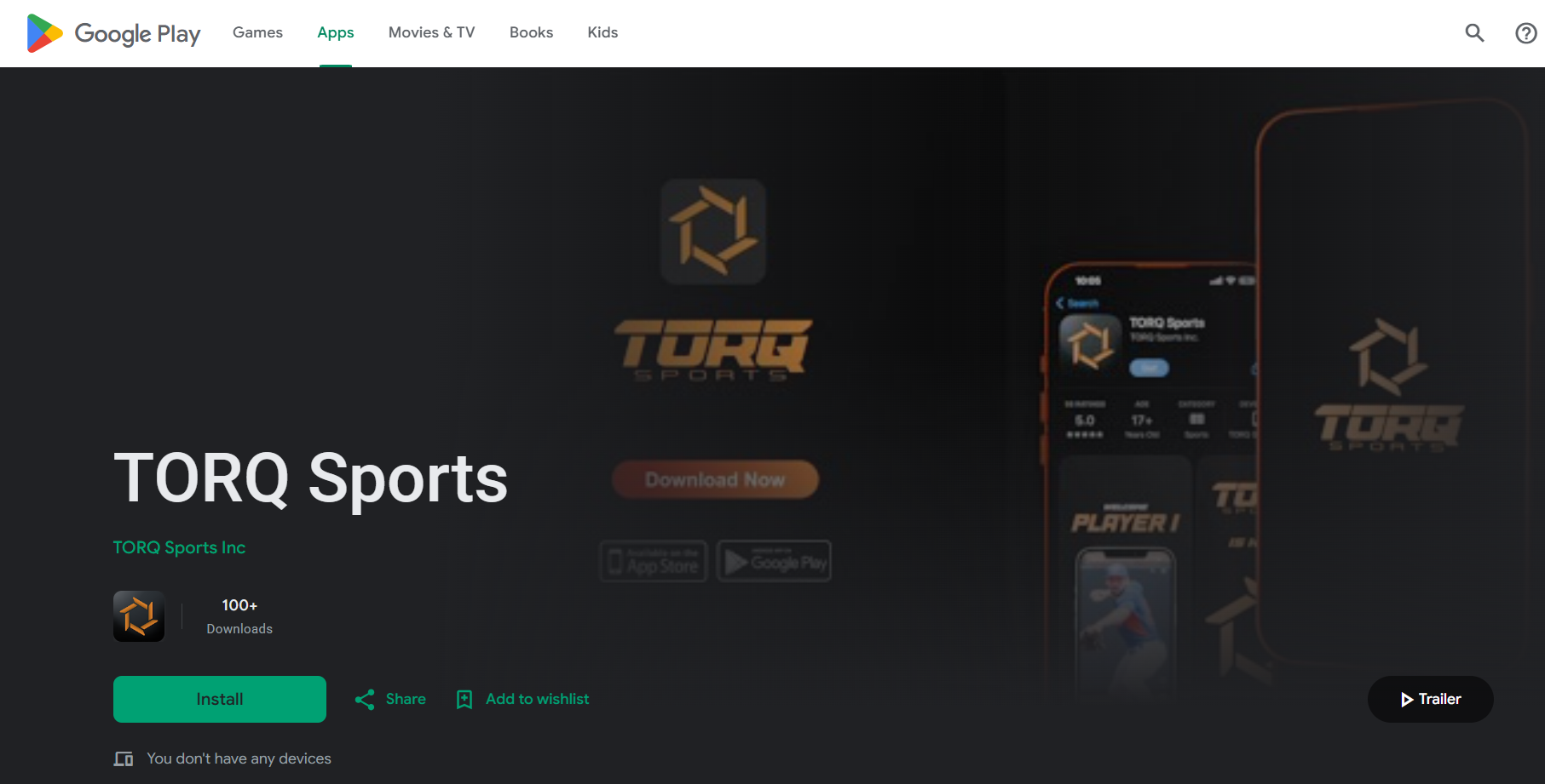 TORQ Sports Google Play